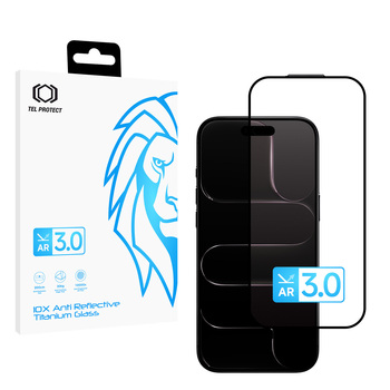 Hartowane szkło Tel Protect 10X AR 3.0 AntiReflective Titanium Glass do Iphone 17 Air