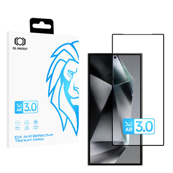 Tempered glass Tel Protect 10X AR 3.0 AntiReflective Titanium forSamsung Galaxy S24 Ultra