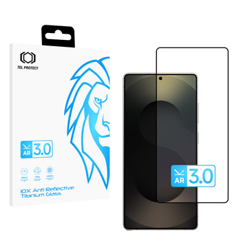 Tempered glass Tel Protect 10X AR 3.0 AntiReflective Titanium forSamsung Galaxy S25 Ultra