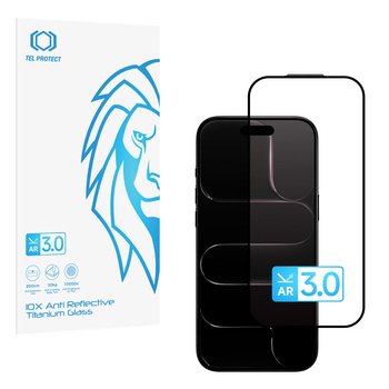 Hartowane szkło Tel Protect 10X AR 3.0 AntiReflective Titanium Glass do Iphone 17 Air (koperta)