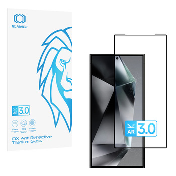 Tempered glass Tel Protect 10X AR 3.0 AntiReflective Titanium forSamsung Galaxy S24 Ultra (envelope)