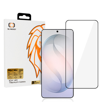 Hartowane szkło Tel Protect 10X HD Titanium do Samsung Galaxy S26 Plus (with fingerprint unlock)