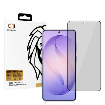 Hartowane szkło Tel Protect 10X Privacy Titanium do Samsung Galaxy S26 Ultra (with fingerprint unlock)