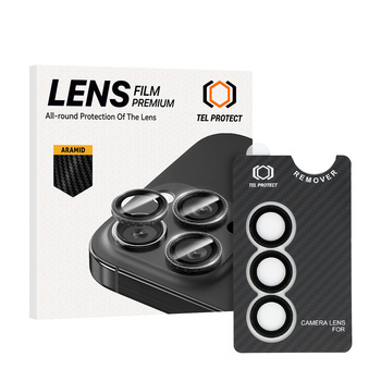 Tempered glass Tel Protect 3D Lens Aramid Series on camera for Samsung Galaxy S26 (lens 3 pieces)