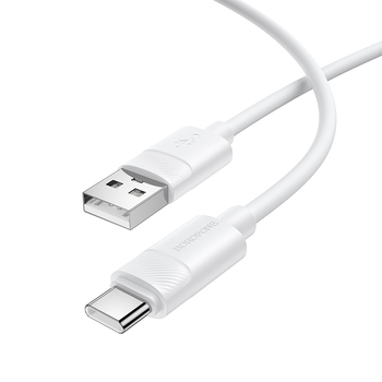 Borofone Kabel BX123 Leya - USB na Typ C - 36W 3A 1 metr biały