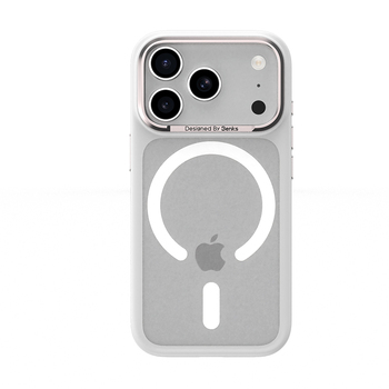 Benks Magnetic Mist Case Metal Frame (K070) for Iphone 17 Pro Max white (Camera Control Button)