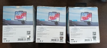 Borofone Uchwyt Samochodowy BH100 Airy tablet na deskę czarny (uszkodzone opakowanie)