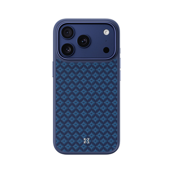 Benks Etui Magnetic Armor Pro Armor Grid Kevlar Metal Frame 600D (YB70) do Iphone 17 Pro Max niebieskie