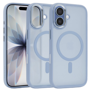 Liavec Cloudy Case with Metal Camera Frame do Iphone 17 niebieski (Camera Control Button)