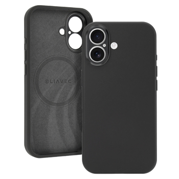 Liavec Silk Shield Case with Metal Camera Frame do Iphone 17 czarny