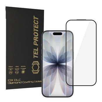 Tempered glass Tel Protect 10X HD DLC Diamond Coating for Iphone 16 Pro/17 (envelope)