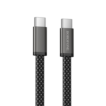 Borofone Kabel BX124 Peace - Typ C na Typ C - PD 60W 1 metr czarny