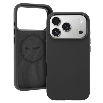 Liavec Silky Case with Metal Camera Frame do Iphone 18 Pro Max/17 Pro Max czarny