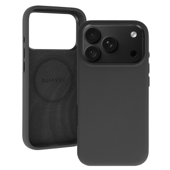 Liavec Silky Case with Metal Camera Frame do Iphone 18 Pro Max/17 Pro Max czarny