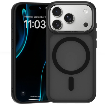 Benks Etui Magnetic Mist Metal Frame (C.K.FF.AP.BK.0073) do Iphone 18 Pro Max/17 Pro Max czarny (Camera Control Button)