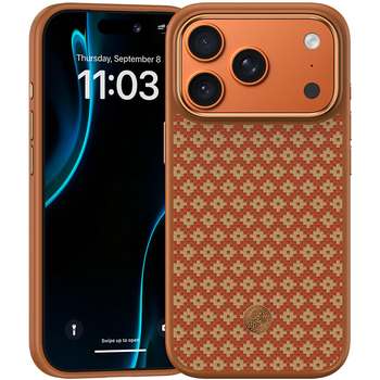 Benks Etui Magnetic Armor Pro Armor Grid Kevlar Metal Frame 600D (C.K.FL.AP.GD.F069) do Iphone 17 Pro pomarańczowe