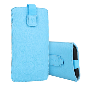 WONDER Deko Pouch Case (Size XXL) for Iphone 18 Pro Max/17 Pro Max/Samsung S26 Ultra/S25 Ultra/A17/A16/Google Pixel 10 Pro XL/Pixel 10 Pro/Pixel 10/Xiaomi Redmi Note 15 Pro/Motorola Edge 60/Moto G96 lightblue