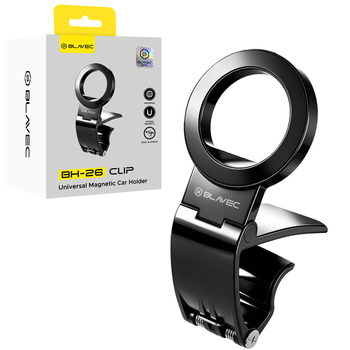 Blavec Uchwyt Samochodowy BH-26 Clip magnetyczny uniwersalny (BH26-MUB) czarny