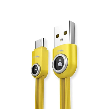 REMAX Kabel Lemen RC-101m - USB na Micro USB - Żółty