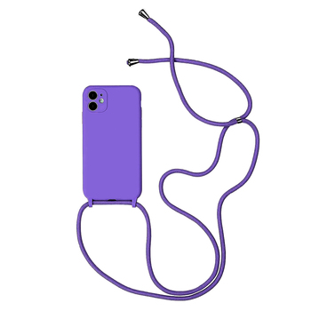 Strap Silicone Case do Iphone 11 Pro Fioletowy