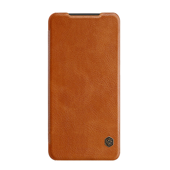 Etui Nillkin Qin do Iphone 12 Pro Max brązowy