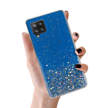 Brilliant Clear Case do Samsung Galaxy A42 5G Granatowy