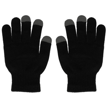 Gloves for touch screens design 1 BLACK