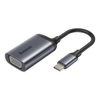 Baseus Adapter HUB - Typ C na VGA + Typ C PD - (CAHUB-O0G) ciemnoszary