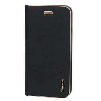 Kabura Vennus Book z ramką do Iphone 13 Pro granatowa