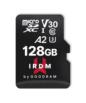 Karta pamięci micro sd GOODRAM IRDM - 128GB z adapterem UHS I U3 V30 A2 170MB/s