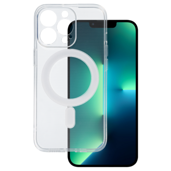 TEL PROTECT MagSilicone Case do Iphone 13 Pro Max Przezroczysty