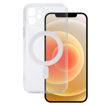 TEL PROTECT MagSilicone Case do Iphone 12 Przezroczysty