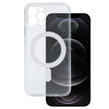 TEL PROTECT MagSilicone Case do Iphone 12 Pro Przezroczysty