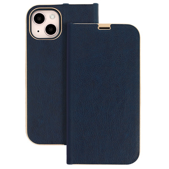 Kabura Book z ramką do Iphone 12 granatowa