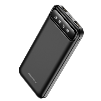 Borofone Power Bank 10000mAh BJ14 Freeway - 2xUSB - czarny