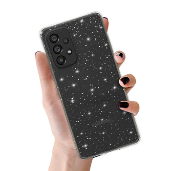 Crystal Glitter Case do Samsung Galaxy A23 4G/5G Srebrny