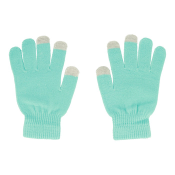 Rękawiczki do ekranów dotykowych wzór 1 JASNONIEBIESKIE