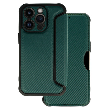 Kabura Razor Carbon Book do Iphone 14 Pro Max ciemnozielona