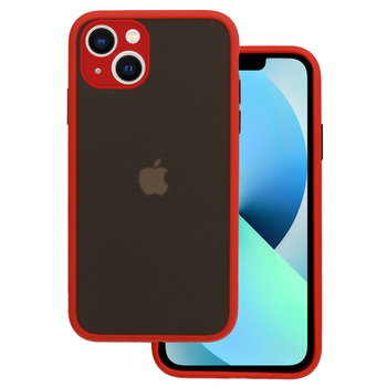 Vennus Color Button Bumper do Samsung Galaxy S23 Plus Czerwony