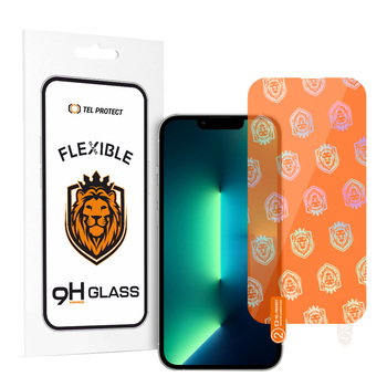 Hartowane szkło hybrydowe Tel Protect Best Flexible do IPHONE 13/13 PRO/14/16E/17E