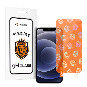 Hartowane szkło hybrydowe Tel Protect Best Flexible do IPHONE 12 PRO MAX