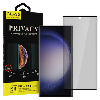 Hartowane szkło Privacy Glass do SAMSUNG GALAXY S22 ULTRA CZARNE