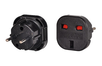 Charger adapter - England-Poland - Black