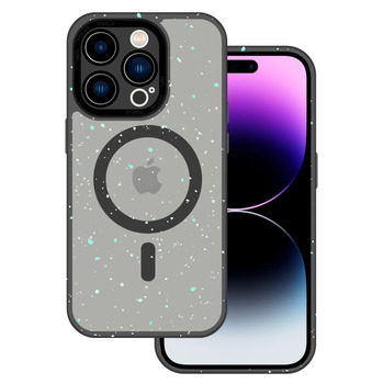 Tel Protect Magnetic Splash Frosted Case for Iphone 15 Pro Black