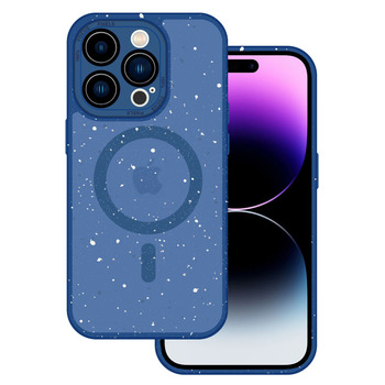 Tel Protect Magnetic Splash Frosted Case do Iphone 15 Pro Granatowy
