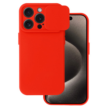 Camshield Soft do Iphone 15 Pro Czerwony