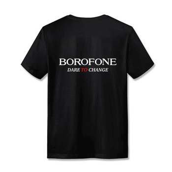Borofone Koszulka T-shirt rozmiar M czarny