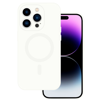 TEL PROTECT MagSilicone Case do Iphone 14 Biały