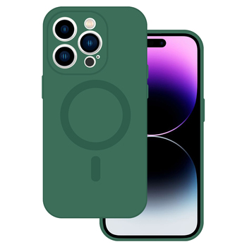 TEL PROTECT MagSilicone Case do Iphone 14 Zielony