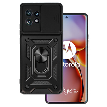 Slide Camera Armor Case do Motorola Edge 40 Pro 5G Czarny